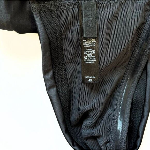 Skims Stretch Satin Bralette - Onyx - 4x - Picture 5 of 7